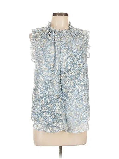 Pre-owned Michael Michael Kors Sleeveless Blouse In Blue
