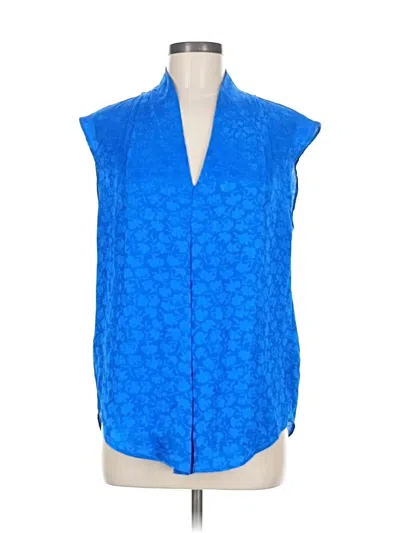 Pre-owned Michael Michael Kors Sleeveless Blouse In Blue
