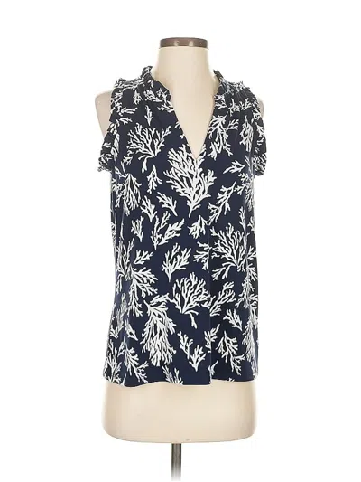 Pre-owned Michael Michael Kors Sleeveless Blouse In Blue