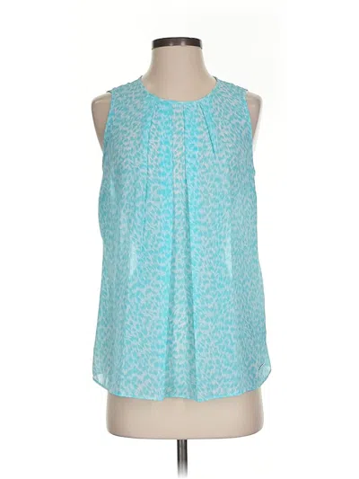 Pre-owned Michael Michael Kors Sleeveless Blouse In Blue