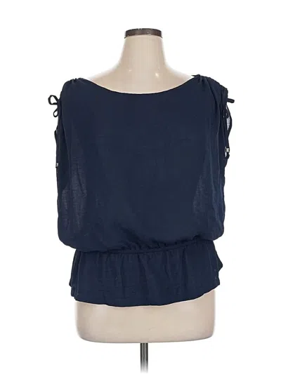 Pre-owned Michael Michael Kors Sleeveless Blouse In Blue