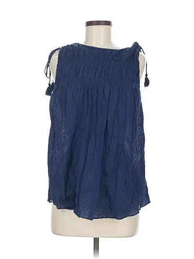 Pre-owned Michael Michael Kors Sleeveless Blouse In Blue