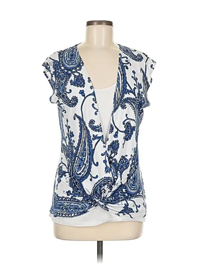 Pre-owned Michael Michael Kors Sleeveless Blouse In Blue