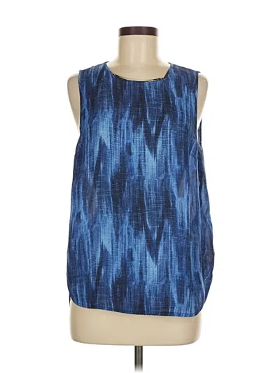 Pre-owned Michael Michael Kors Sleeveless Blouse In Blue