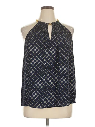 Pre-owned Michael Michael Kors Sleeveless Blouse In Blue