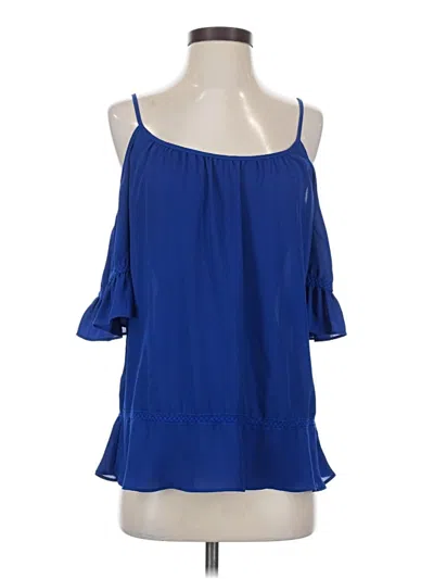 Pre-owned Michael Michael Kors Sleeveless Blouse In Blue