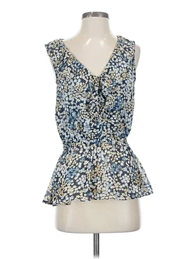 Pre-owned Michael Michael Kors Sleeveless Blouse In Blue