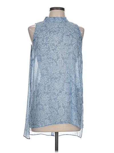 Pre-owned Michael Michael Kors Sleeveless Blouse In Blue