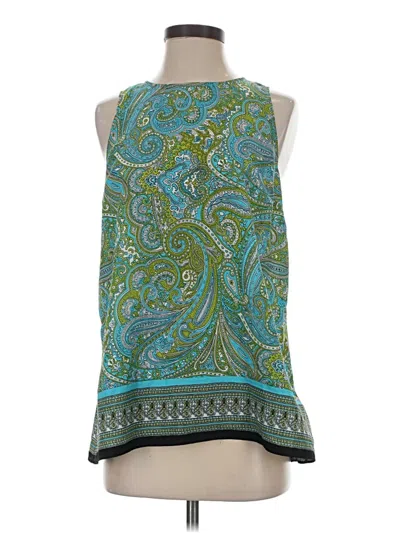 Pre-owned Michael Michael Kors Sleeveless Blouse In Blue