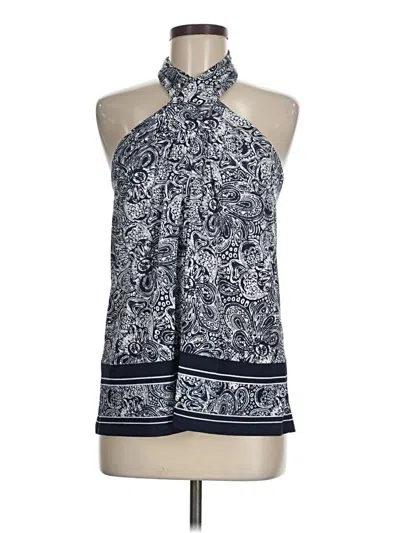 Pre-owned Michael Michael Kors Sleeveless Blouse In Blue