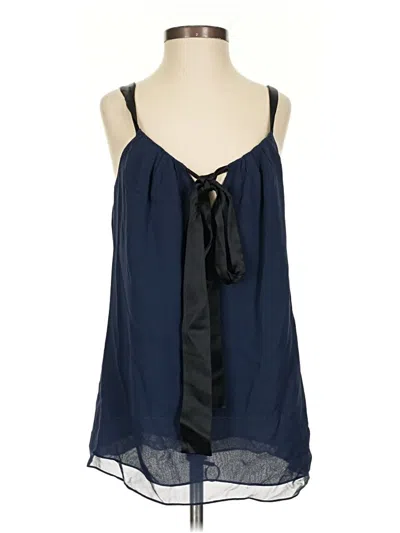 Michael Michael Kors Sleeveless Blouse In Blue