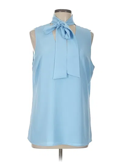 Pre-owned Michael Michael Kors Sleeveless Blouse In Blue