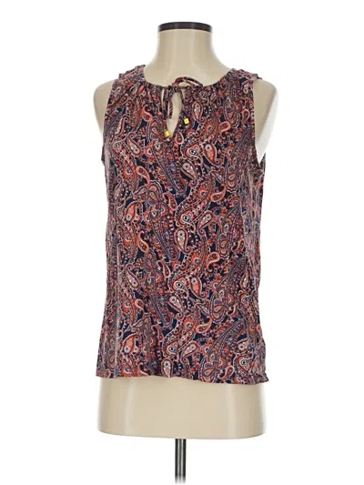 Pre-owned Michael Michael Kors Sleeveless Blouse In Blue
