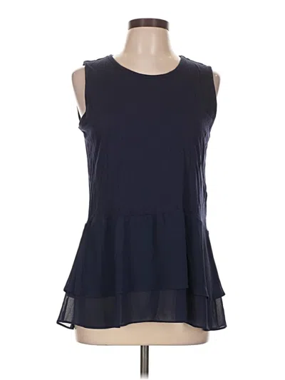 Pre-owned Michael Michael Kors Sleeveless Blouse In Blue