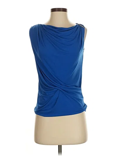 Pre-owned Michael Michael Kors Sleeveless Blouse In Blue