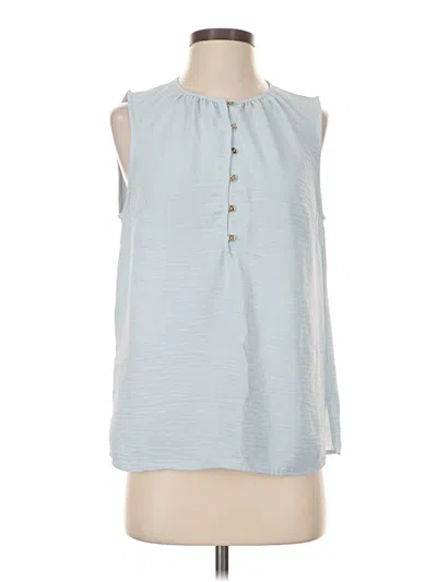 Pre-owned Michael Michael Kors Sleeveless Blouse In Blue