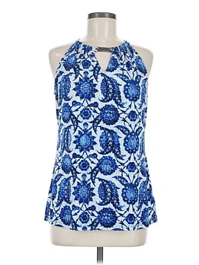 Pre-owned Michael Michael Kors Sleeveless Blouse In Blue