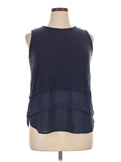 Pre-owned Michael Michael Kors Sleeveless Blouse In Blue