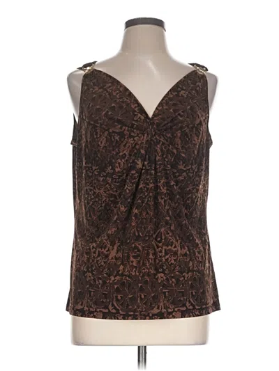 Pre-owned Michael Michael Kors Sleeveless Blouse In Brown
