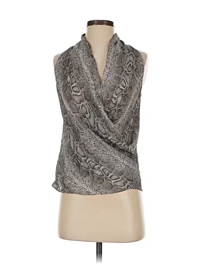 Pre-owned Michael Michael Kors Sleeveless Blouse In Gray