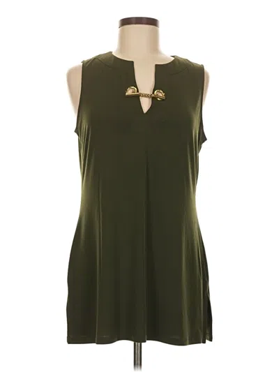 Pre-owned Michael Michael Kors Sleeveless Blouse In Green