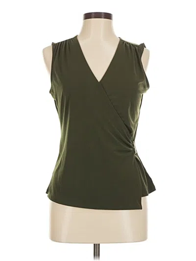 Pre-owned Michael Michael Kors Sleeveless Blouse In Green