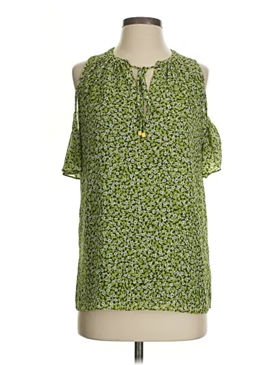 Pre-owned Michael Michael Kors Sleeveless Blouse In Green