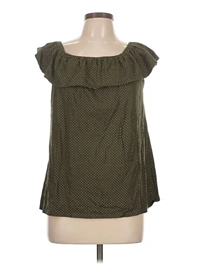 Pre-owned Michael Michael Kors Sleeveless Blouse In Green