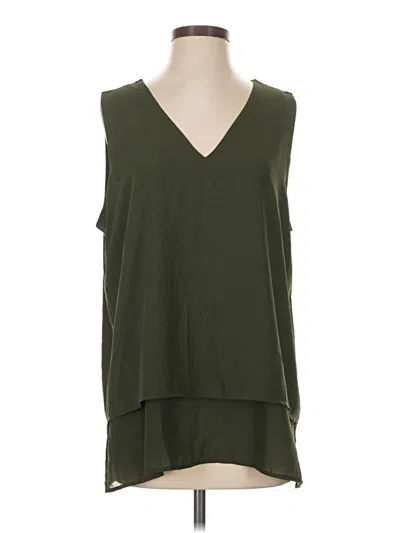 Pre-owned Michael Michael Kors Sleeveless Blouse In Green