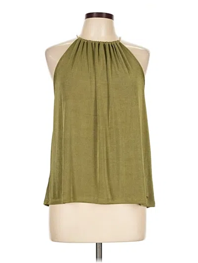 Pre-owned Michael Michael Kors Sleeveless Blouse In Green