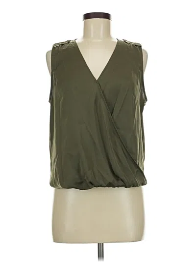 Pre-owned Michael Michael Kors Sleeveless Blouse In Green