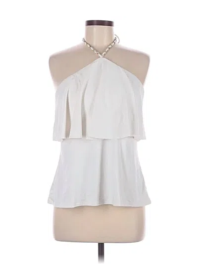 Pre-owned Michael Michael Kors Sleeveless Blouse In Ivory
