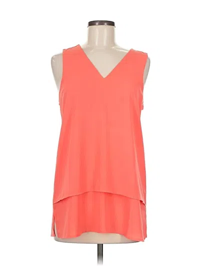 Pre-owned Michael Michael Kors Sleeveless Blouse In Orange