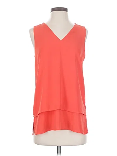 Pre-owned Michael Michael Kors Sleeveless Blouse In Orange