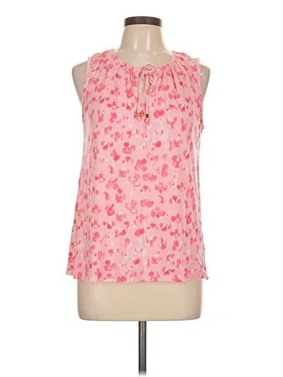 Pre-owned Michael Michael Kors Sleeveless Blouse In Pink