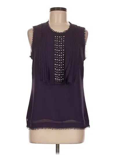 Pre-owned Michael Michael Kors Sleeveless Blouse In Purple