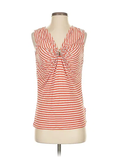 Pre-owned Michael Michael Kors Sleeveless Blouse In Red