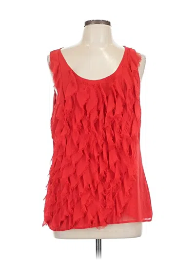 Pre-owned Michael Michael Kors Sleeveless Blouse In Red