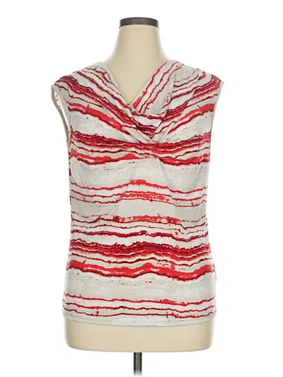 Pre-owned Michael Michael Kors Sleeveless Blouse In Red