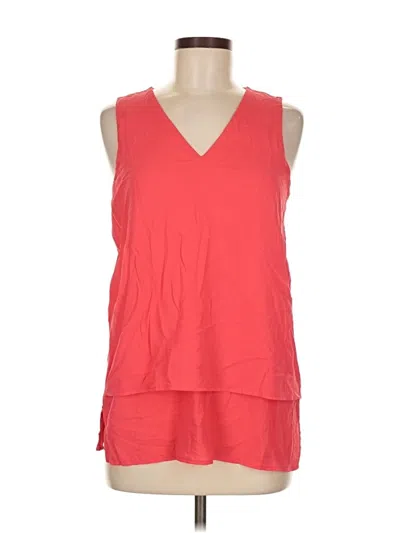 Pre-owned Michael Michael Kors Sleeveless Blouse In Red