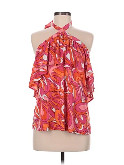 Pre-owned Michael Michael Kors Sleeveless Blouse In Red