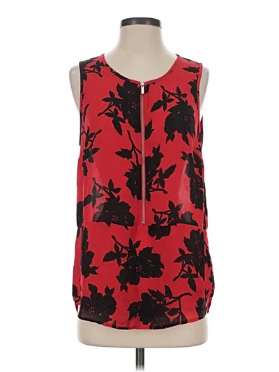 Pre-owned Michael Michael Kors Sleeveless Blouse In Red