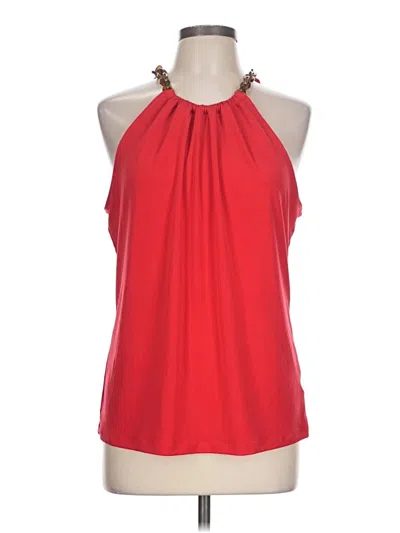 Pre-owned Michael Michael Kors Sleeveless Blouse In Red