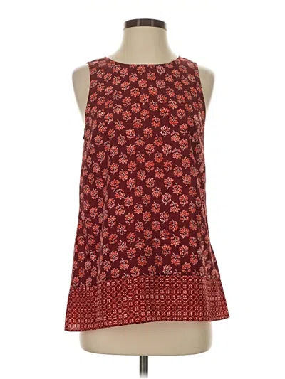 Pre-owned Michael Michael Kors Sleeveless Blouse In Red