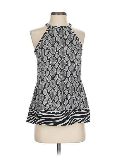 Pre-owned Michael Michael Kors Sleeveless Blouse In Silver