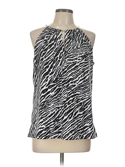Pre-owned Michael Michael Kors Sleeveless Blouse In Silver