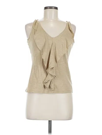 Pre-owned Michael Michael Kors Sleeveless Blouse In Tan