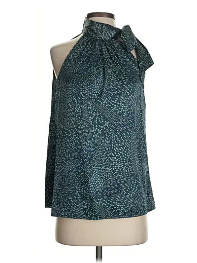 Pre-owned Michael Michael Kors Sleeveless Blouse In Teal