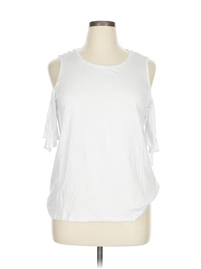 Pre-owned Michael Michael Kors Sleeveless Blouse In White