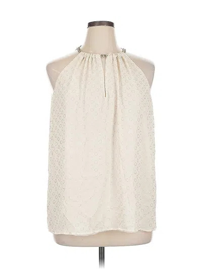 Pre-owned Michael Michael Kors Sleeveless Blouse In White